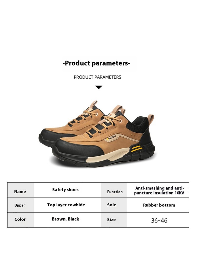 Steel Toe Shoes for Men Lightweight Safety Shoes Comfortable Puncture Proof Slip On Indestructible Work Shoes and Fashion Sneakers. - Image 3