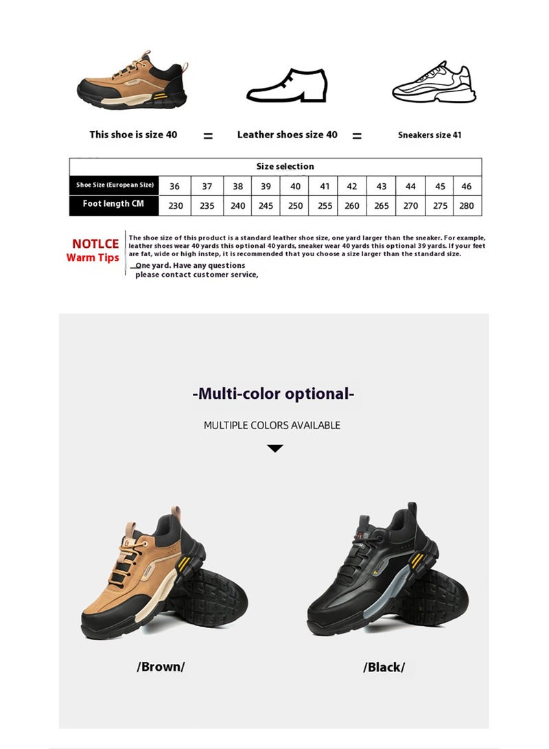 Steel Toe Shoes for Men Lightweight Safety Shoes Comfortable Puncture Proof Slip On Indestructible Work Shoes and Fashion Sneakers. - Image 4