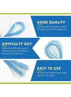 Realfrog 300PCS Floss Threaders,Essential Tool for Maintaining Oral Health with Braces, Bridges, and Implants  - Image 2