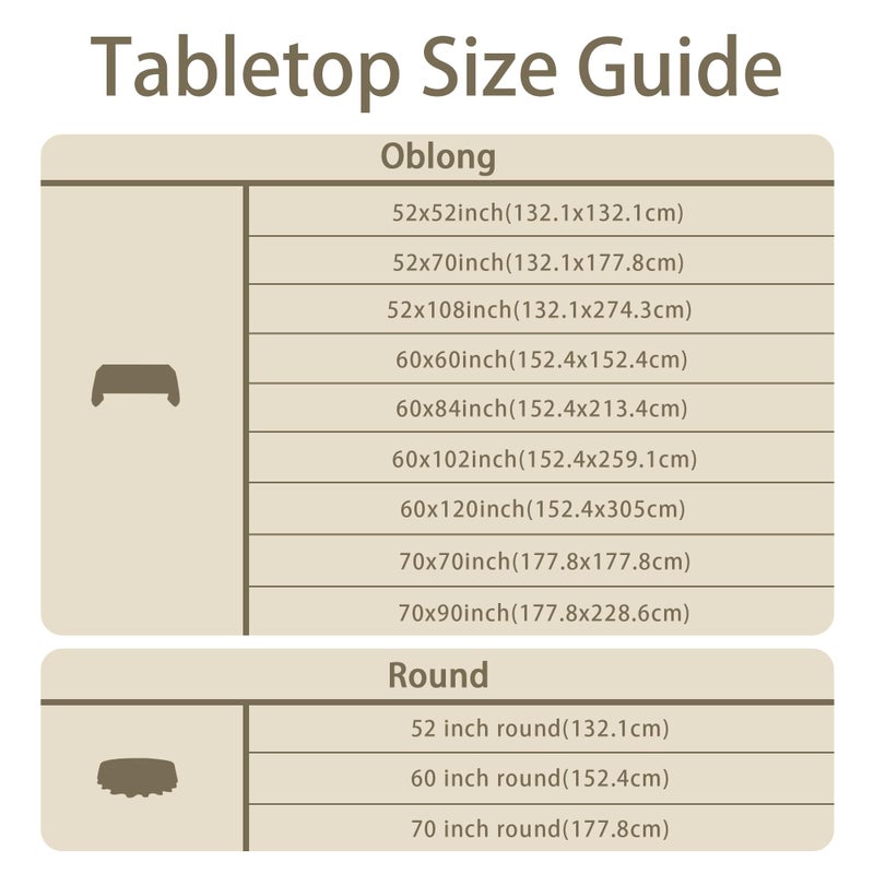 Karseteli Linen مستطيل مستطيل المائدة المائدة الملقب Slubby طاولة خفيفة الوزن قطعة 6 × 102 بوصة مقاومة للبقع مقاومة للبقع مقاومة للبقع المقاومة - Image 4