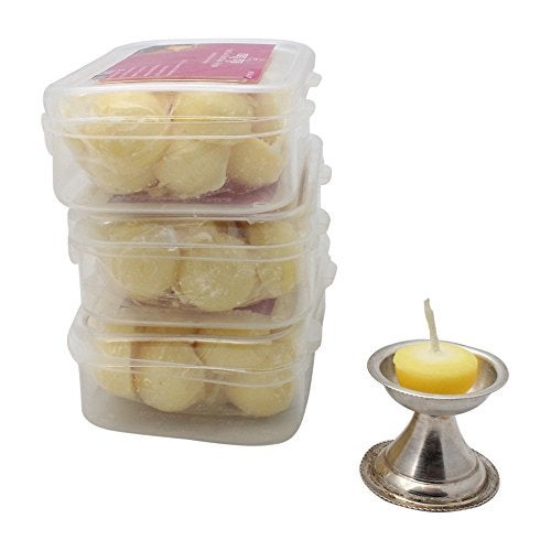 Swaha Premium Cow Ghee Diya Batti (30 Pieces), 30min Burning Time, Wax Free Cow ghee Diya batti - Pack of 3 - Image 5