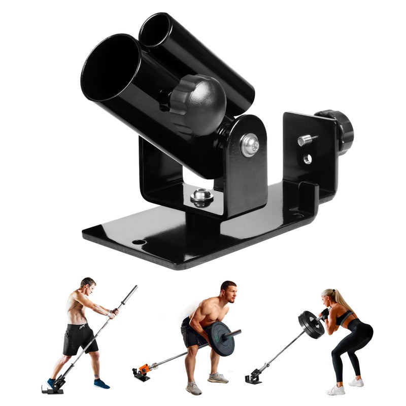 Yes4All Landmine Attachment for Barbell, Adjustable T Bar Row Attachment, Heavy Duty 360-Degree Swivel (Black) - Image 1