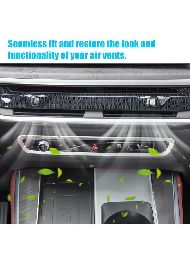 Jaronx Compatible with BMW Air Vent Knob Bracket for X5 G05/X6 G06/X7 G07 2023 2024 2025, Front Air Conditioner Outlet Grille Blade AC Vent Knob Holder Shaft Replacement for BMW (Middle) - Image 4