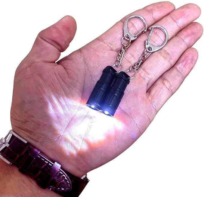 Nitefox e1 Smallest Keychain Flashlight Micro Tiny Mini Keychain Light Long-Lasting Safety Light for Everyday Carry Emergencies Outdoor Dog Walking Hiking Camping Nice Gift for Parents Kids - Image 1