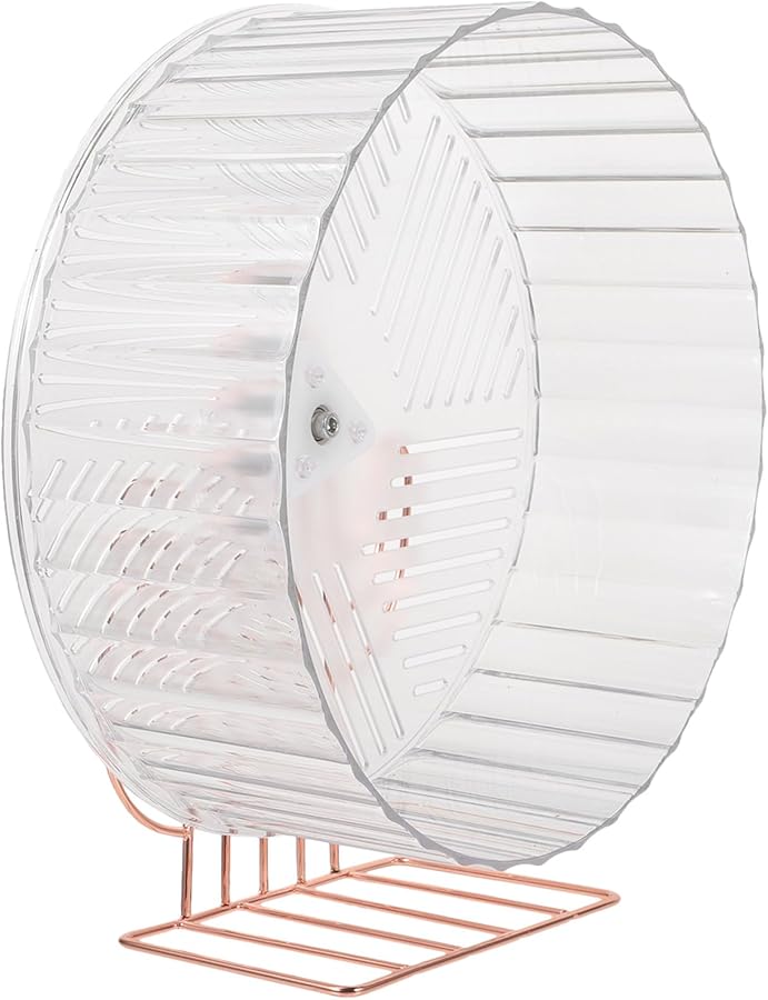 Large Silent Hamster Exercise Wheel Stand Stable Running Wheel for Small Animals - Image 2