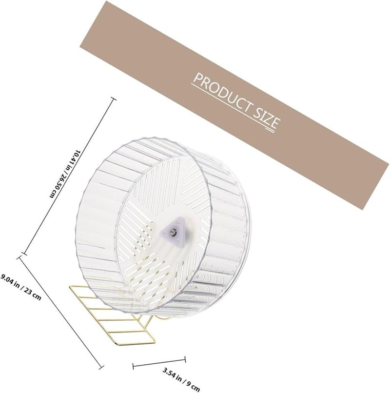 Large Silent Hamster Exercise Wheel Stand Stable Running Wheel for Small Animals - Image 3