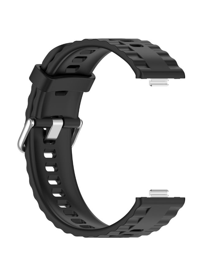 4 قطع من أحزمة ساعات هواوي Watch Fit 3/HUAWEI Watch Fit 4/Pro، سوار بديل من السيليكون - Image 4
