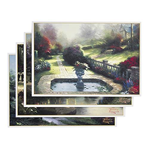 DaySpring - Thomas Kinkade - Thank You - 12 Boxed Cards, KJV (51855), Multi - Image 1