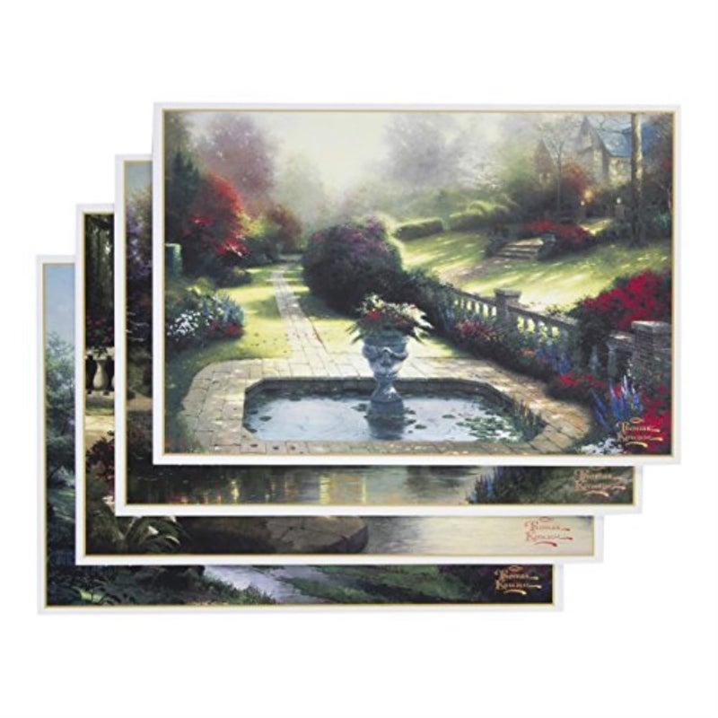 DaySpring - Thomas Kinkade - Thank You - 12 Boxed Cards, KJV (51855), Multi - Image 5