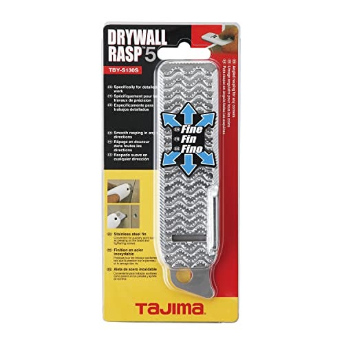 TAJIMA Drywall Rasp - 130mm Smooth Board Plane with Multi-Directional Tetra Blade File & Driver End - TBY-S130S - Image 3