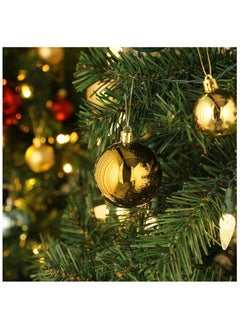 SINCHER Christmas Balls Ornaments 34 Pcs Shatterproof 4CM Ball Christmas Tree Decorations  - Image 4