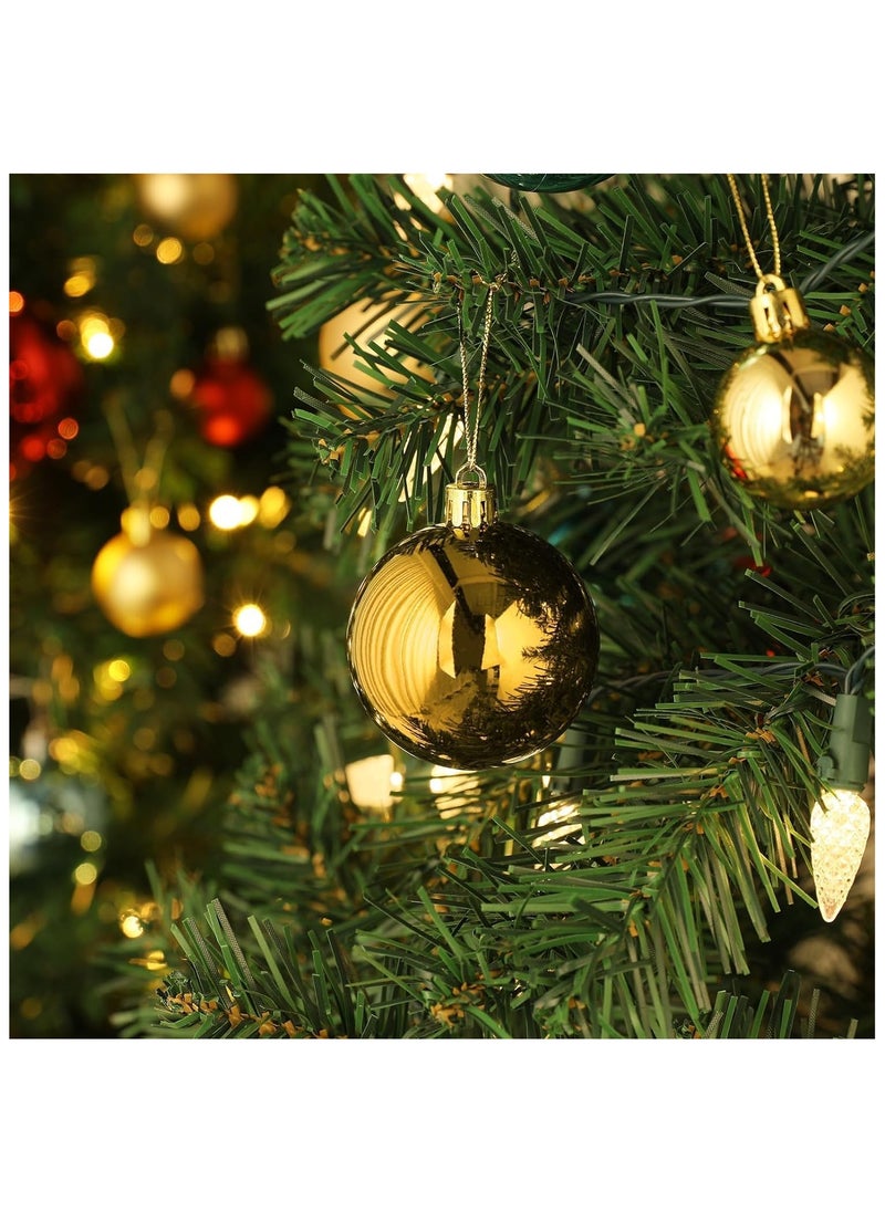 SINCHER Christmas Balls Ornaments 34 Pcs Shatterproof 4CM Ball Christmas Tree Decorations  - Image 4