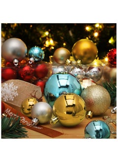 SINCHER Christmas Balls Ornaments 34 Pcs Shatterproof 4CM Ball Christmas Tree Decorations  - Image 5