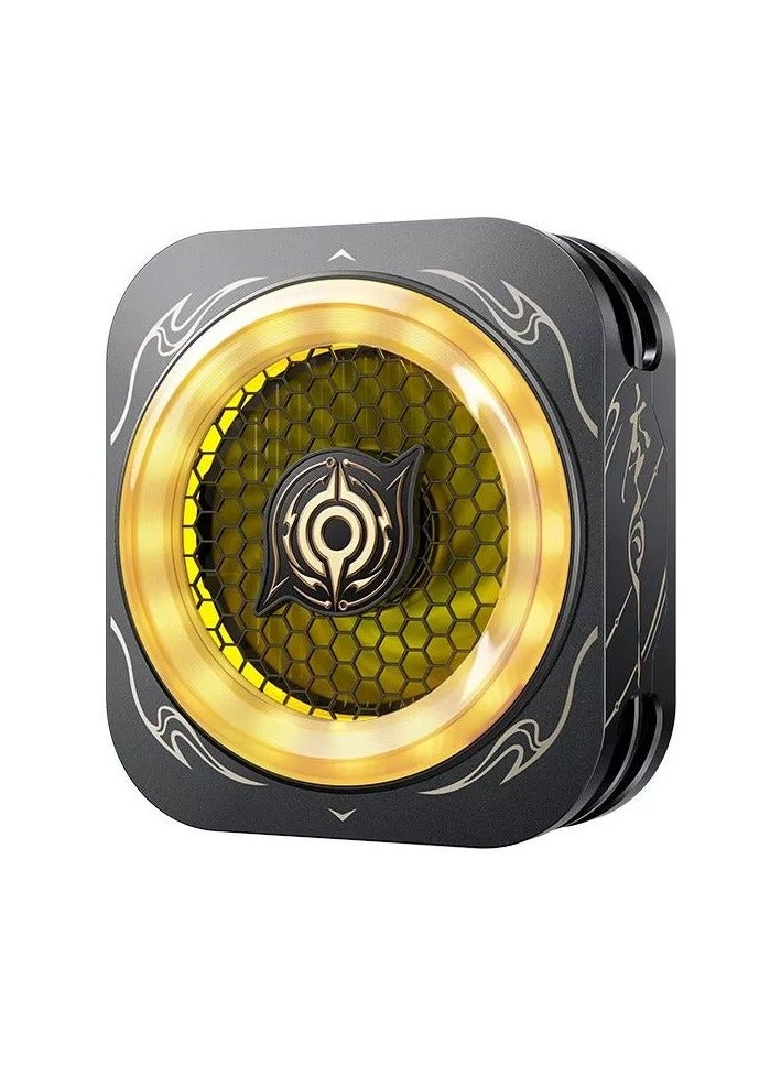 ريد ماجيك مبرد هاتف ريد ماجيك 6 برو المغناطيسي مصمم خصيصًا لمحبي الألعاب مثل ببجي موبايل وكول أوف ديوتي، مزود بمروحة تبريد فائقة بقدرة 30 واط، ومشتت حراري من الجرافين لتبديد الحرارة بكفاءة عالية. يتم تثبيته بسهولة باستخدام  لوحة مغناطيسية للتثبيت المباشر على الأجهزة الداعمة. يدعم الهواتف الذكية، الأجهزة اللوحية، الآيباد، وحتى أجهزة Steam Deck. مثالي لتقليل حرارة الجهاز أثناء جلسات اللعب المكثفة - اصدار مميز اسود - Image 1