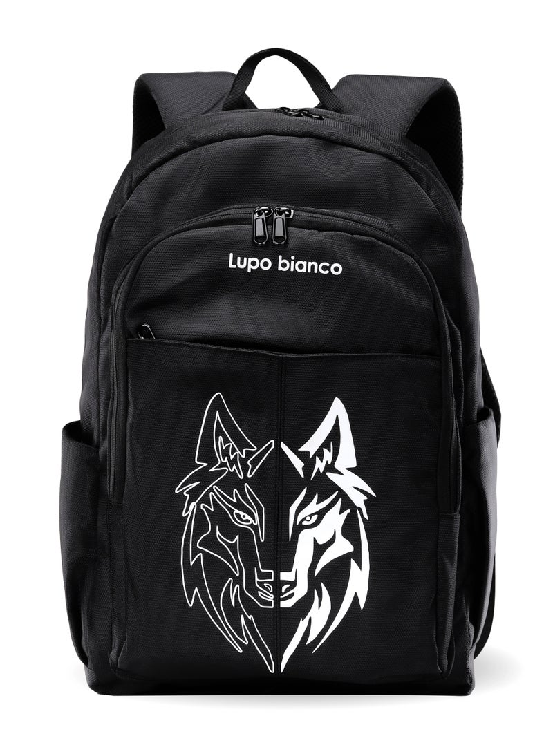 Lupo bianco Lupo Backpack - Black  - Image 1