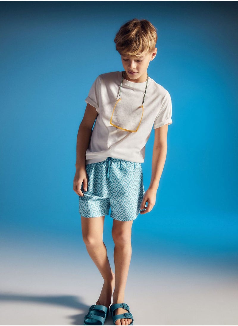 MANGO - Kids Essential Swim Short - Image 1