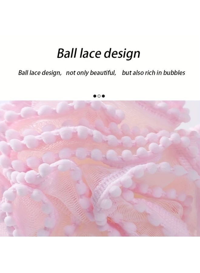 Assorted Color Bubble Bath Balls Ultra Soft Shower Flowers Family Sharing Pack - Image 4