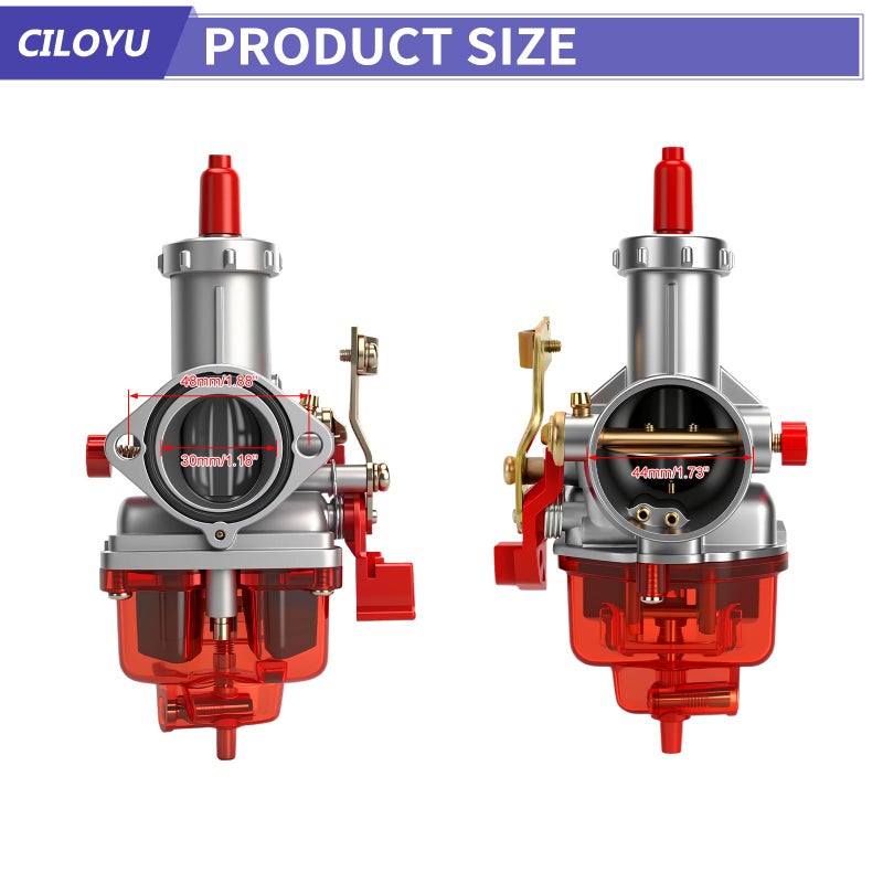 CILOYU PZ30 Carburetor 30mm Carb Exhaust Header Pipe Stage 1 Kit Replacement for Predator 420cc 301cc GX390 GX340 GX270 GX240 13HP 11HP Engine Mini Bike Go Kart Parts with Intake Manifold - Image 3