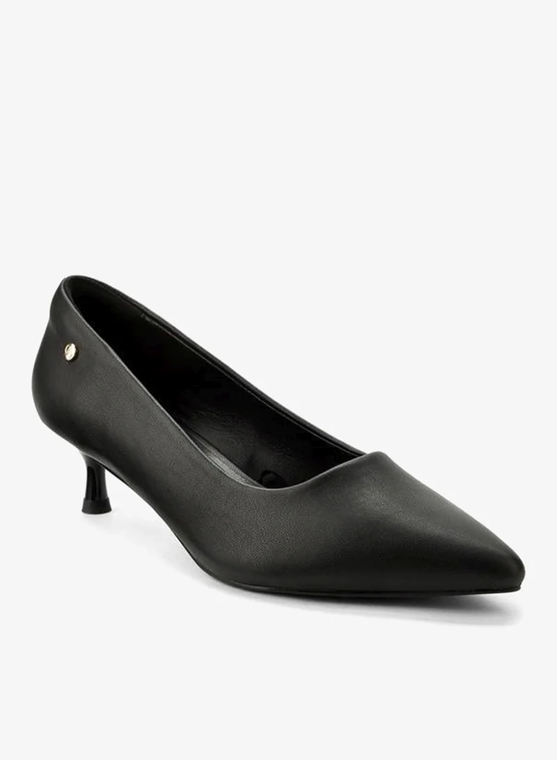 Celeste BLACK Women Kitten Heel Pumps for Women | Best Price UAE