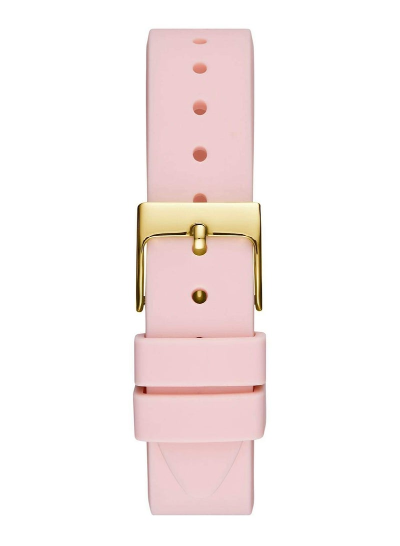 GUESS Women Pearl Analog Quartz Pink Silicone band Watch GW0381L2 - 36mm - Image 3