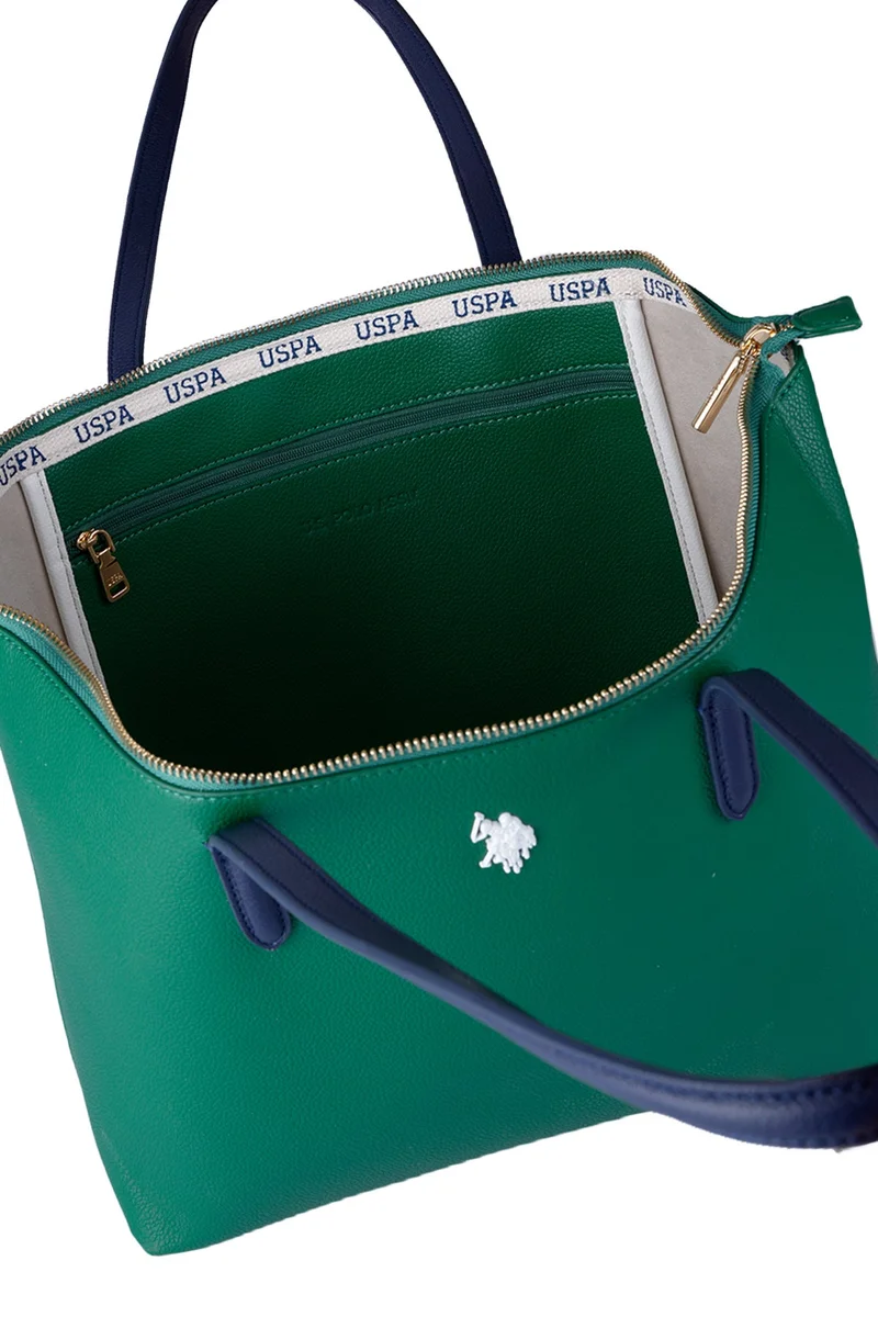 U.S. Polo Assn. GREEN NAVY U.S. Polo Assn. Women's Shoulder Bag, Ladies Large Capacity Shoulder Bag Handbag Tote Bags Clutch Bag, Women's Leather Hobo Bag, Women's Tote Bag, Women's Shoulder Bag, Women's Hand Bag, Women's Travel Bag, for Office Sling Bag Side Bag and Girls College Students  | Best Price UAE