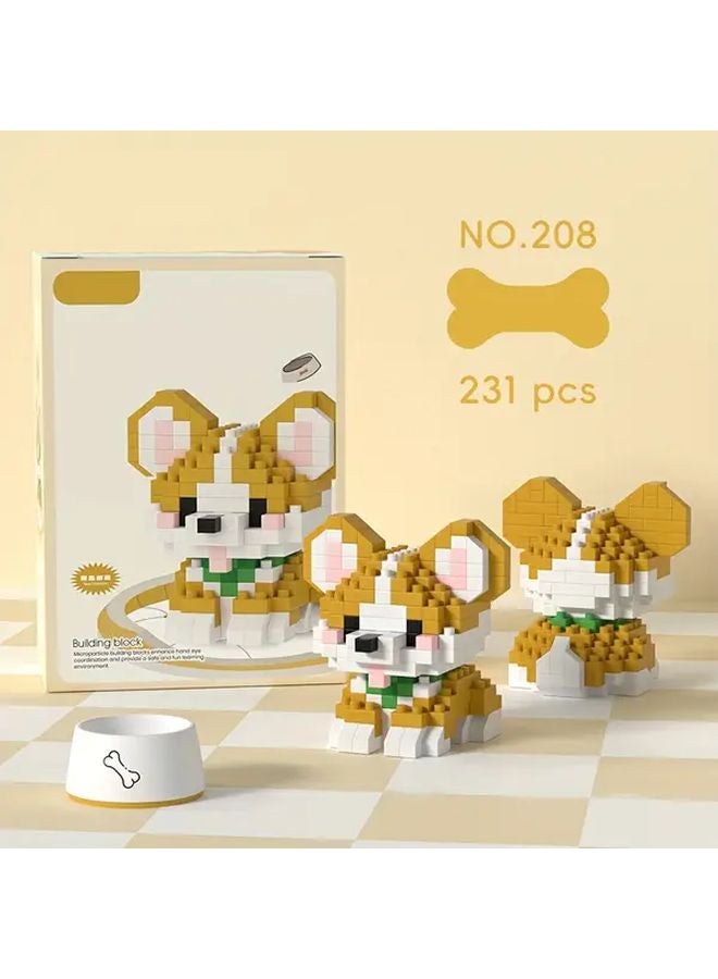 K208Corgis DIY Cute Puppy Toy Holiday Birthday Christmas Decoration Kit - Image 1