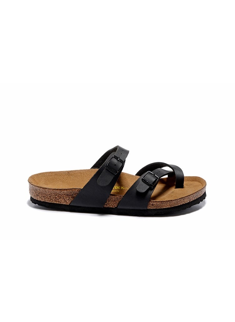 Mayari Thong Sandals - Black