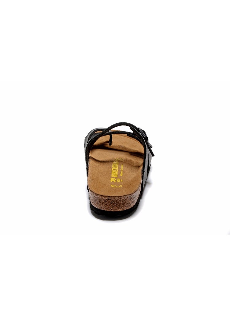 Mayari Thong Sandals - Black