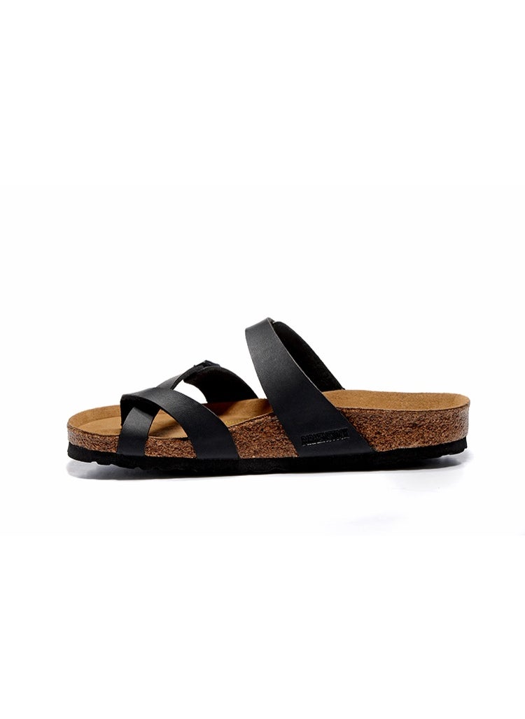 Mayari Thong Sandals - Black