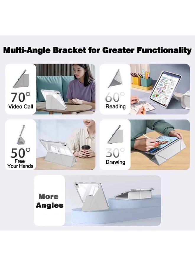 eGreen99 for HUAWEI MatePad Pro 12.2 （2024 / 2025） Case Cover, Triple Fold Y-shaped Design, Multi Angle, Leather Tablet Cover With Pen Slot, Automatic Wake-up/sleep - Image 4