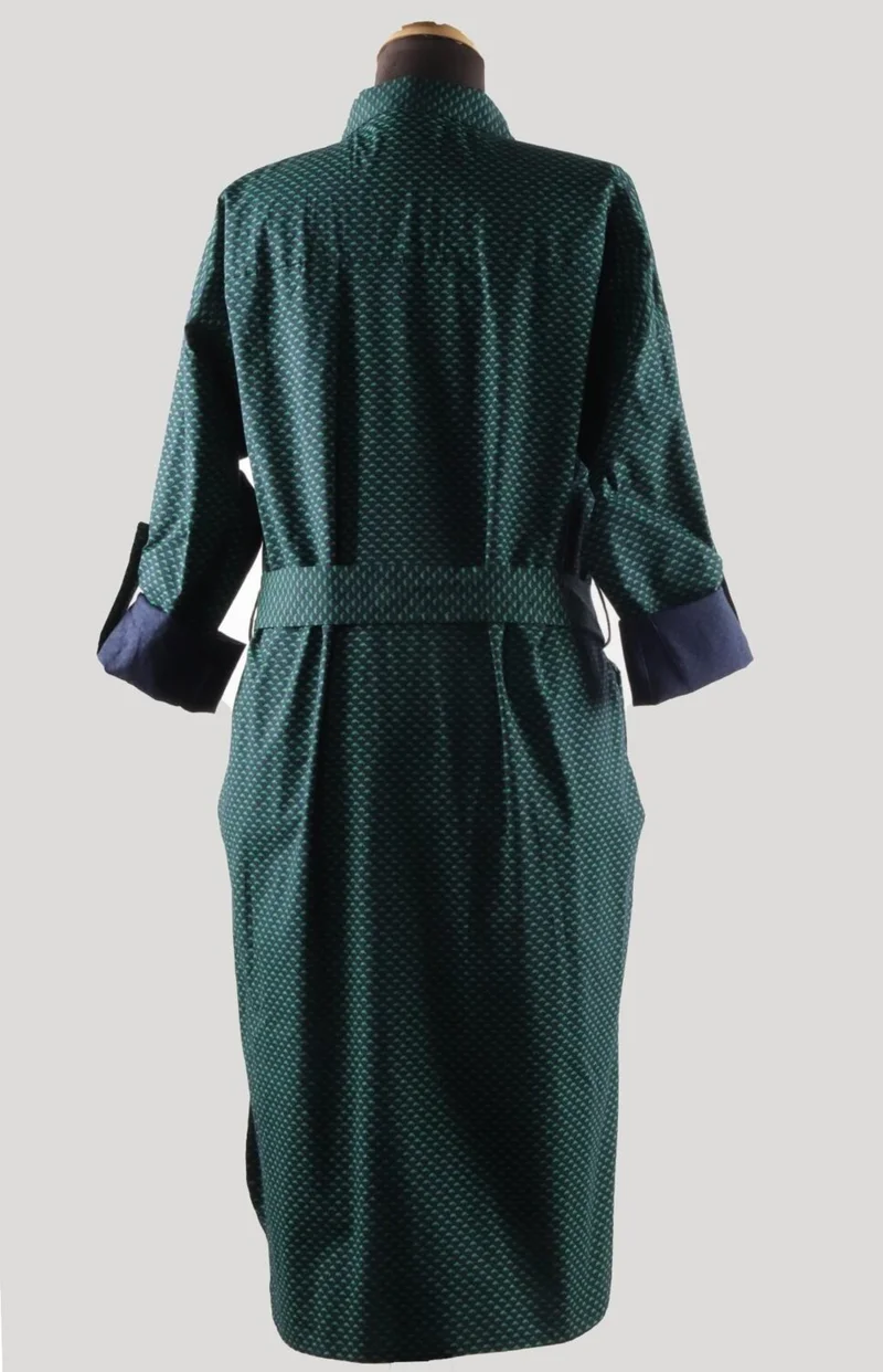 Alexander Gardi Geometric Shirtwaist Dress