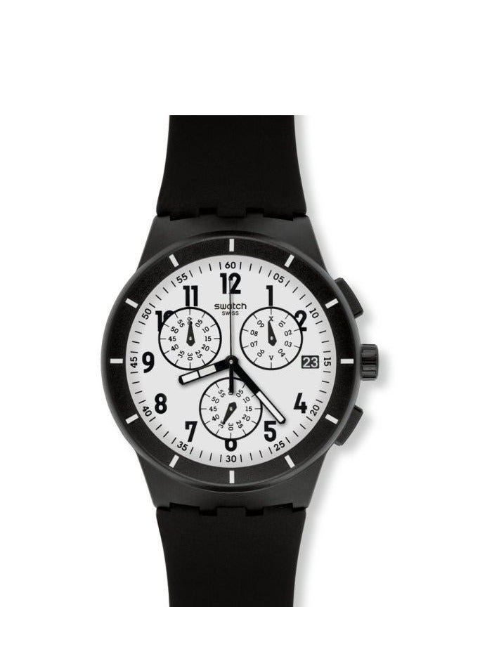 Swatch Unisex Trico Blue Quartz Movement Water Resistant Wrist Watch - 41 Mm - Image 1