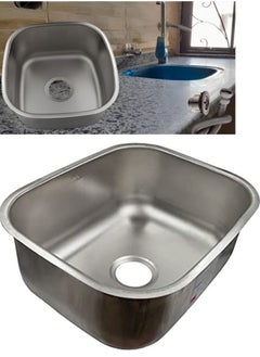 Stainless Kitchen Sink  (39 * 49 Inside, 43 * 53 Outside Sink 50cm .06mm) - pzsku/Z28BC158FD8CA714B5566Z/45/_/1704843784/2320c86a-8b21-4790-a13c-db6538ba961e