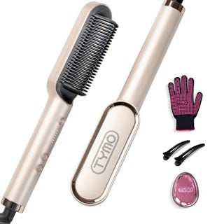 Hair Straightener Brush TYMO Ring Hair Straightener Comb Straightening Brush for Women with 5 Temps 20s Fast Heating  Dual Voltage Gold - pzsku/Z28BC49FD62DFB924D8D4Z/45/1746189017/8e4f5426-173f-4cad-afce-55ff58cf5512