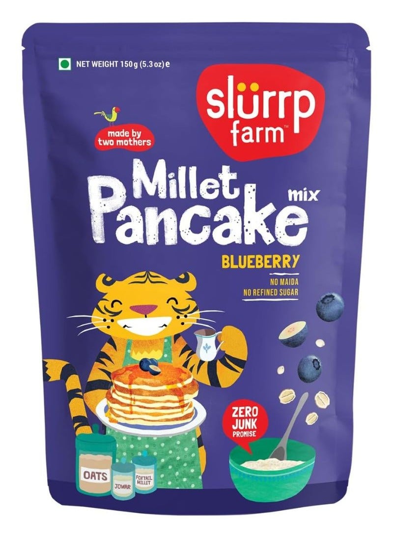 Slurrp Farm Instant Pancake Mix With Real Blueberries  - Image 1