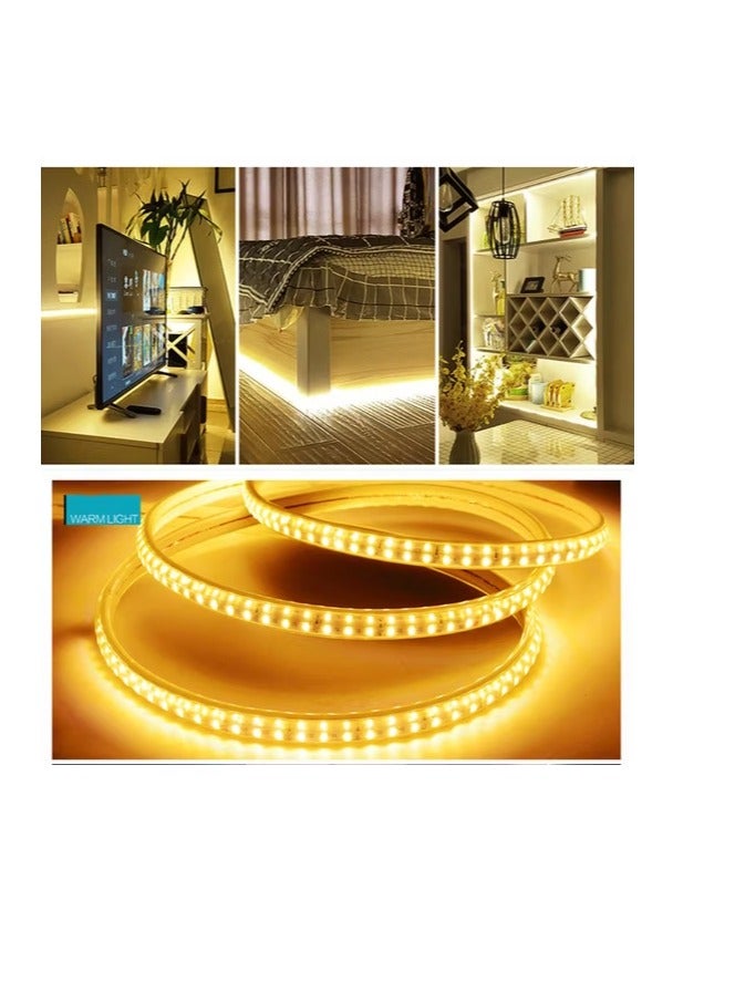 ESNCO Led Strip Light IP65 with Adapter for Decoration. (Warm White, 50 Meter) - Image 3