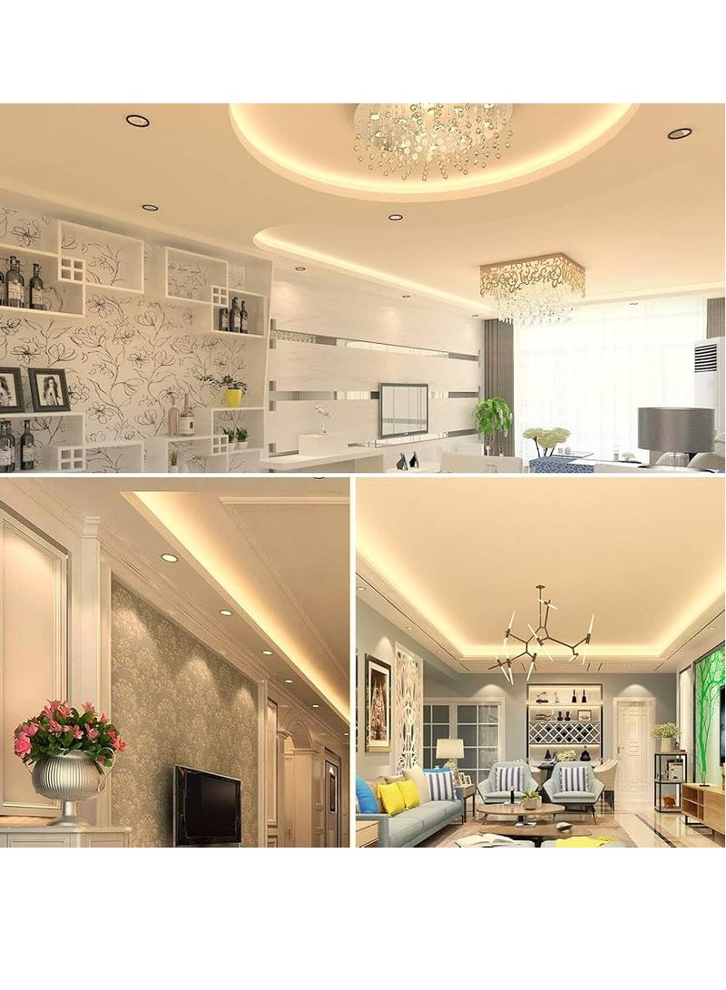 ESNCO Led Strip Light IP65 with Adapter for Decoration. (Warm White, 50 Meter) - Image 4