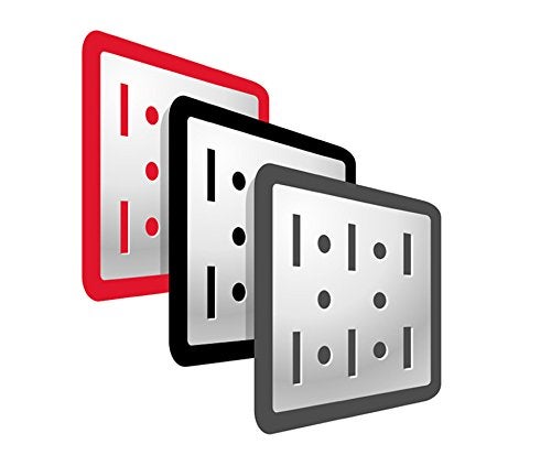 Wall Control Shelf 4in Deep Pegboard Shelf Assembly Pegboard and Slotted Tool Board – Red - Image 5