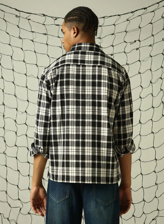 Hubberholme Black Shirt for Men, Sleek Style