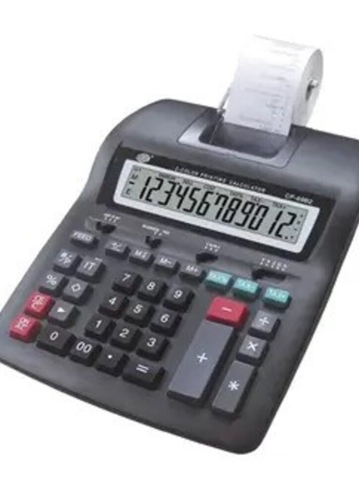 FIS Printing Calculator 12 Digits, 2 Color Printing