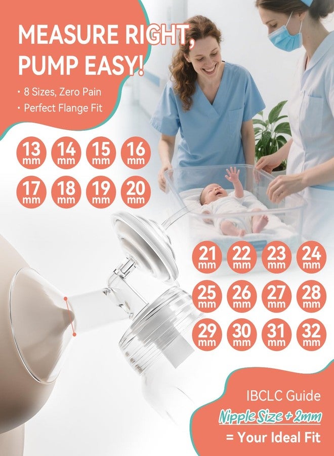 MilkFlow Pump Parts 4PCS Replacement Kit for Spectra S1/S2/S9 Plus/Synergy Gold – Includes 19mm Flanges, Duckbill Valves, Backflow Protectors, Tubes & Bottles (Not Original Accessories) - Image 5