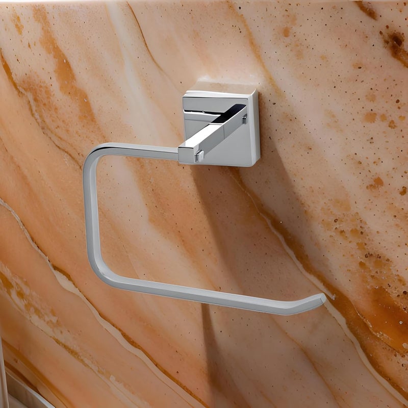 DONATO DONATO Replay Towel Ring Holder Bathroom and Kitchen Brass DA3902  - Image 2