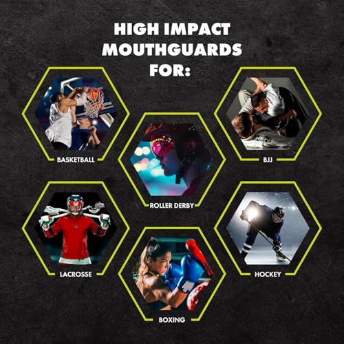 DAMAGE CONTROL High-Impact Mouth Guard – Sports Mouthguard for Boxing, Football, Lacrosse & Basketball, Protects Teeth & Jaw, Protective Mouthpiece for Adults & Youth (Adult, Old Glory American Flag) - Image 3