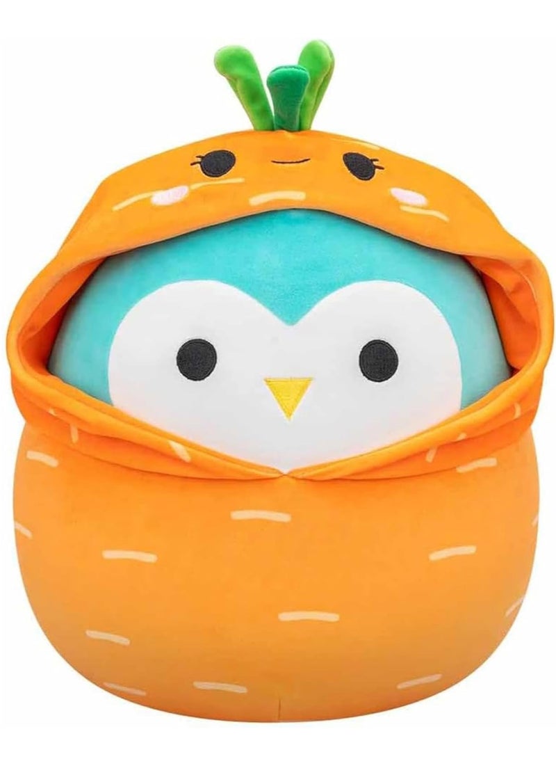 Squishmallows 12" Winston the Teal Owl in Caroleena Outfit | Easy to Clean | For Kids Girls & Boys |  Washable Squishy Stuff Toy  | All Age | Stuffed Toy  - Image 1