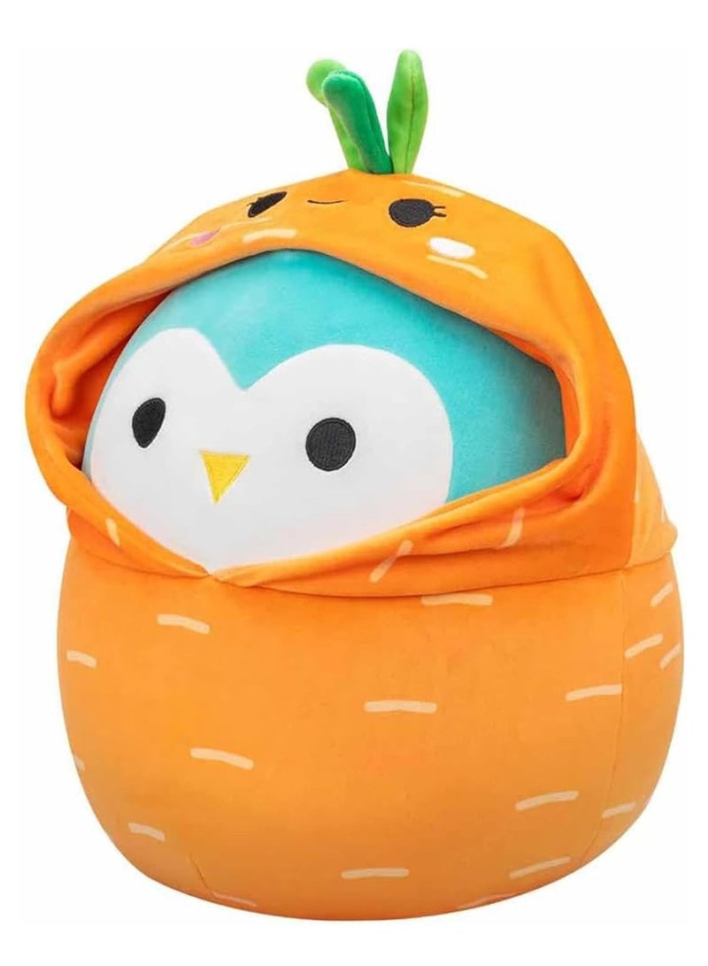 Squishmallows 12" Winston the Teal Owl in Caroleena Outfit | Easy to Clean | For Kids Girls & Boys |  Washable Squishy Stuff Toy  | All Age | Stuffed Toy  - Image 2