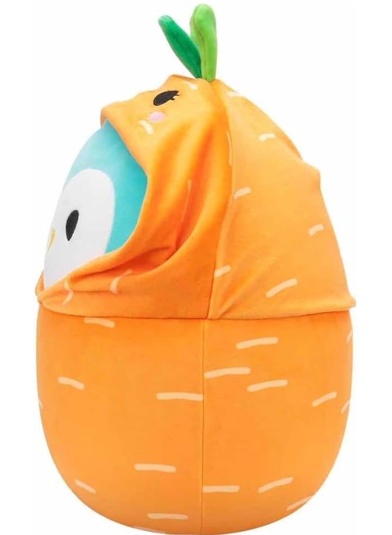 Squishmallows 12" Winston the Teal Owl in Caroleena Outfit | Easy to Clean | For Kids Girls & Boys |  Washable Squishy Stuff Toy  | All Age | Stuffed Toy  - Image 3