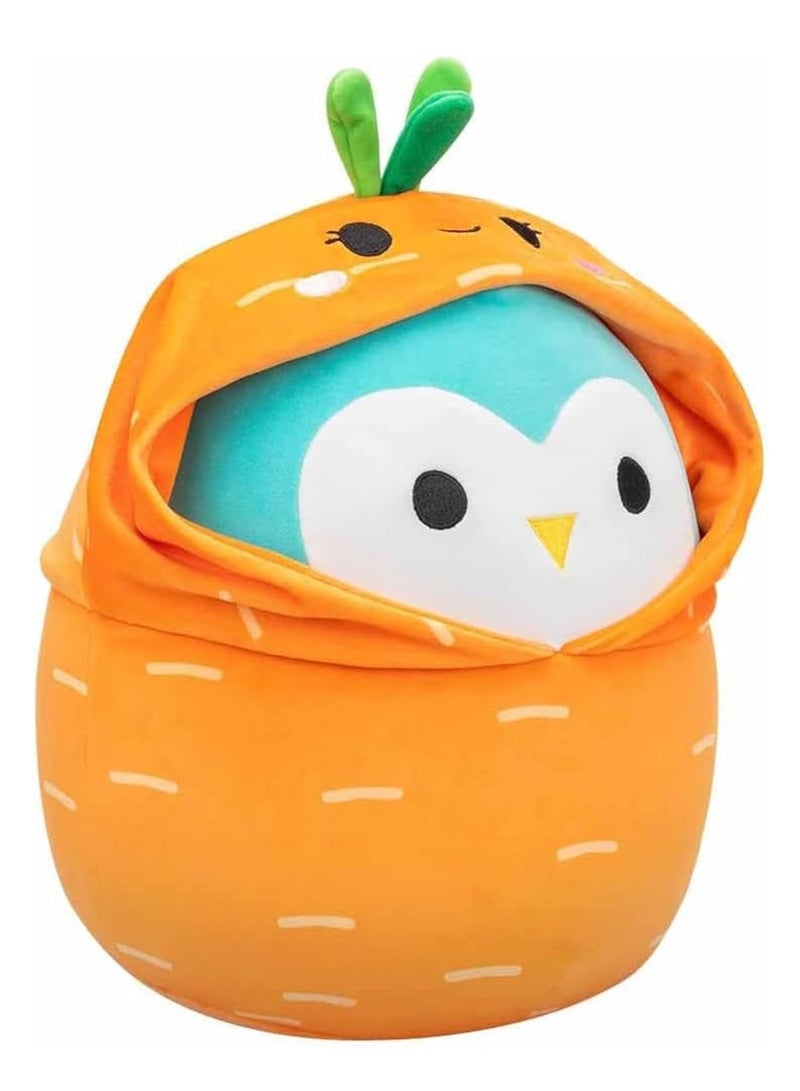 Squishmallows 12" Winston the Teal Owl in Caroleena Outfit | Easy to Clean | For Kids Girls & Boys |  Washable Squishy Stuff Toy  | All Age | Stuffed Toy  - Image 4