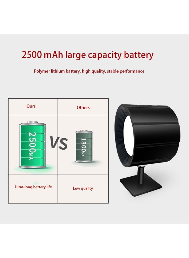 New double-sided luminous magnetic wall lamp spotlight living room bedroom bedside lamp wall lamp rechargeable decorative atmosphere lamp 2600 mAh large-capacity lithium battery high quality stable performance, free from the constraints of the line  - Image 3