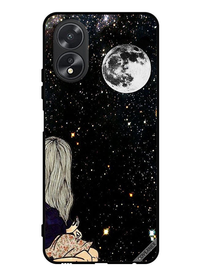 Covernex Protective Case Cover For Oppo A38 Looking To Moon - Image 1