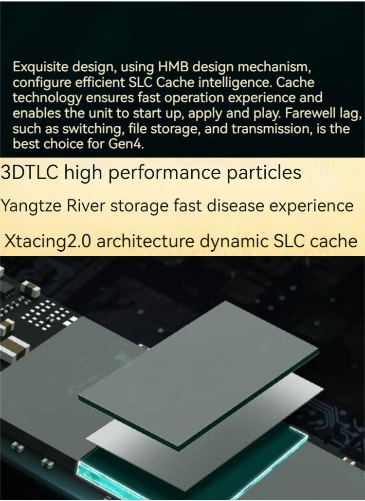 M MIAOYAN - New S690 solid state drive M.2 interface PCIe 4.0 Yangtze Memory Wafer TLC particles 1TB - Image 1